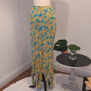 Vintage 90's Chiffon Floral Betsey J. Skirt